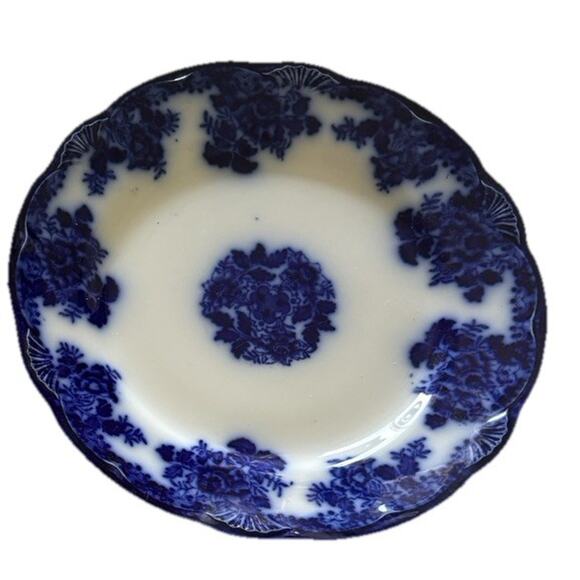 Set 3 Flow Blue New Wharf Pottery England Waldorf Dinner Plates 1 X 9" & 2 X 10” - Picture 15 of 15